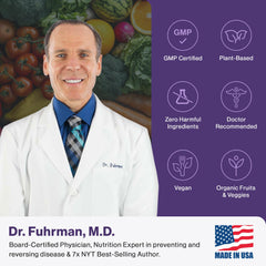 Dr. Fuhrman Ultra Cell Biotect daily-use capsule arrangement.