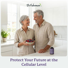 Dr. Fuhrman Ultra Cell Biotect green tea extract image highlighting antioxidant notes.
