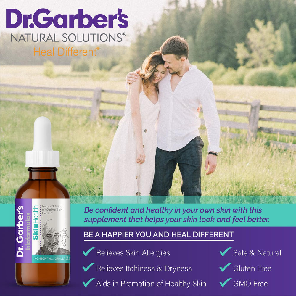 DR.GARBER'S bottle on a countertop for at-home skincare routine.