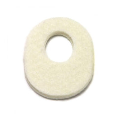 Dr. Jill's J-2 felt callus oval pad offers soft cushion with adhesive backing.