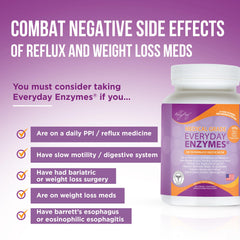 Non-GMO badge on Dr. Liz Cruz Everyday ENZYMES packaging.