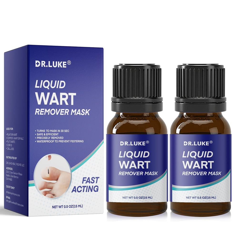 Dr. Luke Plantar Wart Freeze Off 2-pack for at-home foot wart and corn care.