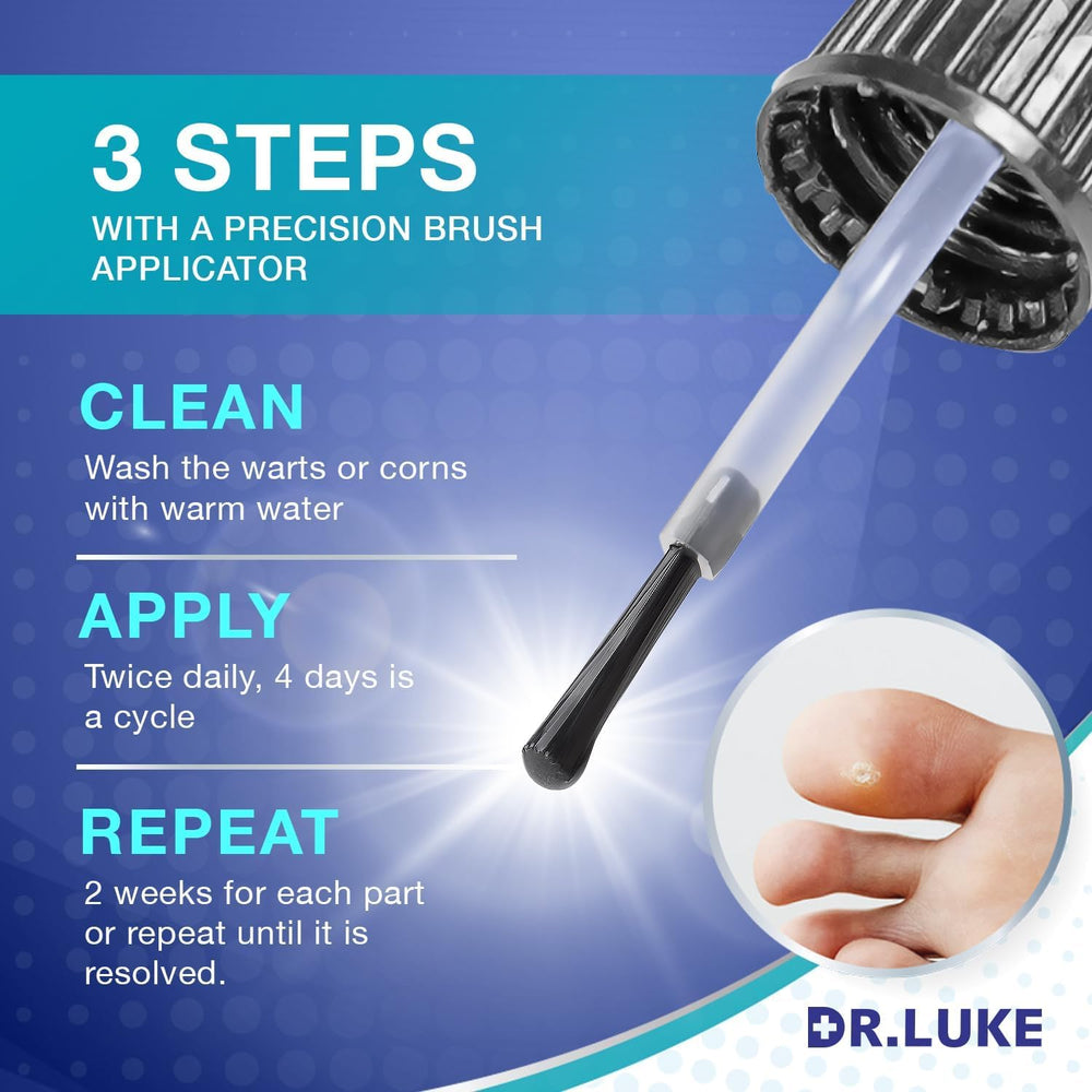 Dr. Luke Plantar Wart Freeze Off box and instructions included.