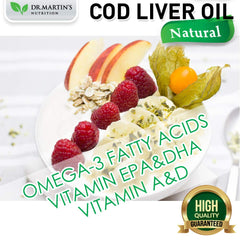 Norwegian origin illustration implying premium cod liver oil sources.