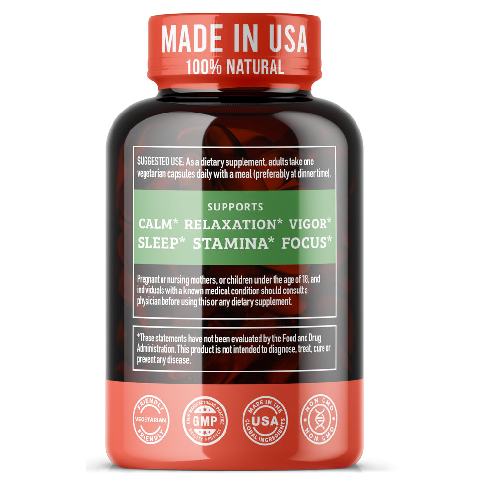 Dr. Matthew Ashwagandha KSM-66 organic certification mark on box.