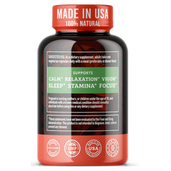 Dr. Matthew Ashwagandha KSM-66 organic certification mark on box.