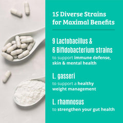 Dr. Matthew shelf-stable probiotics ready for a busy routine.