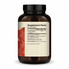 Dr. Mercola Ashwagandha capsules on a clean surface for daily balance