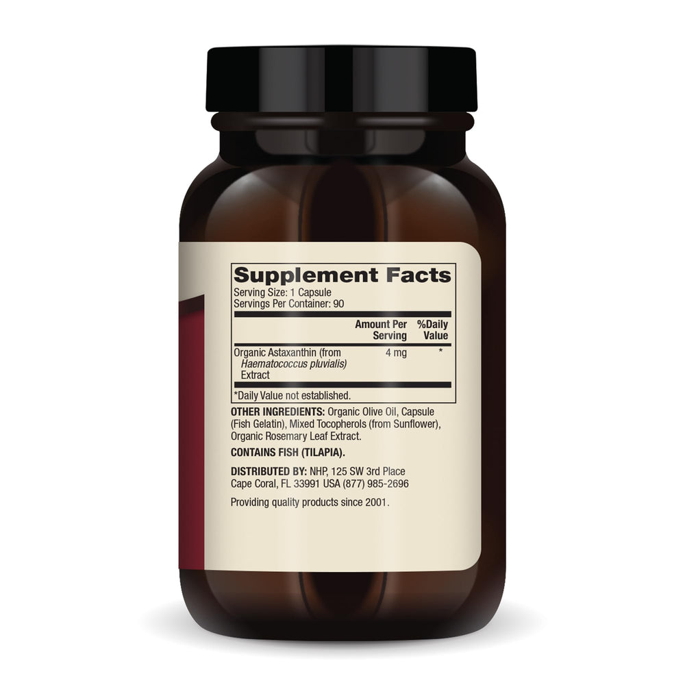 Dr. Mercola Astaxanthin capsules for daily antioxidant support