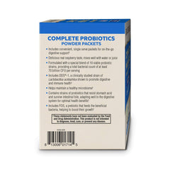 Dr. Mercola Complete Probiotics ingredients with FOS for prebiotic nourishment.