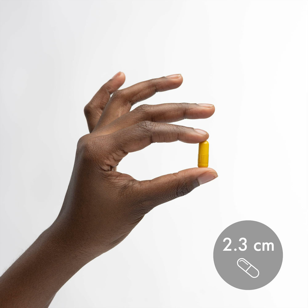 Non-GMO gluten-free and soy-free label on Curcumin Advanced