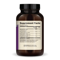 Dr. Mercola Eye Support label closeup showing key ingredients