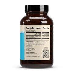 Close-up of capsules illustrating 300 mg capsules for easy daily dosing.