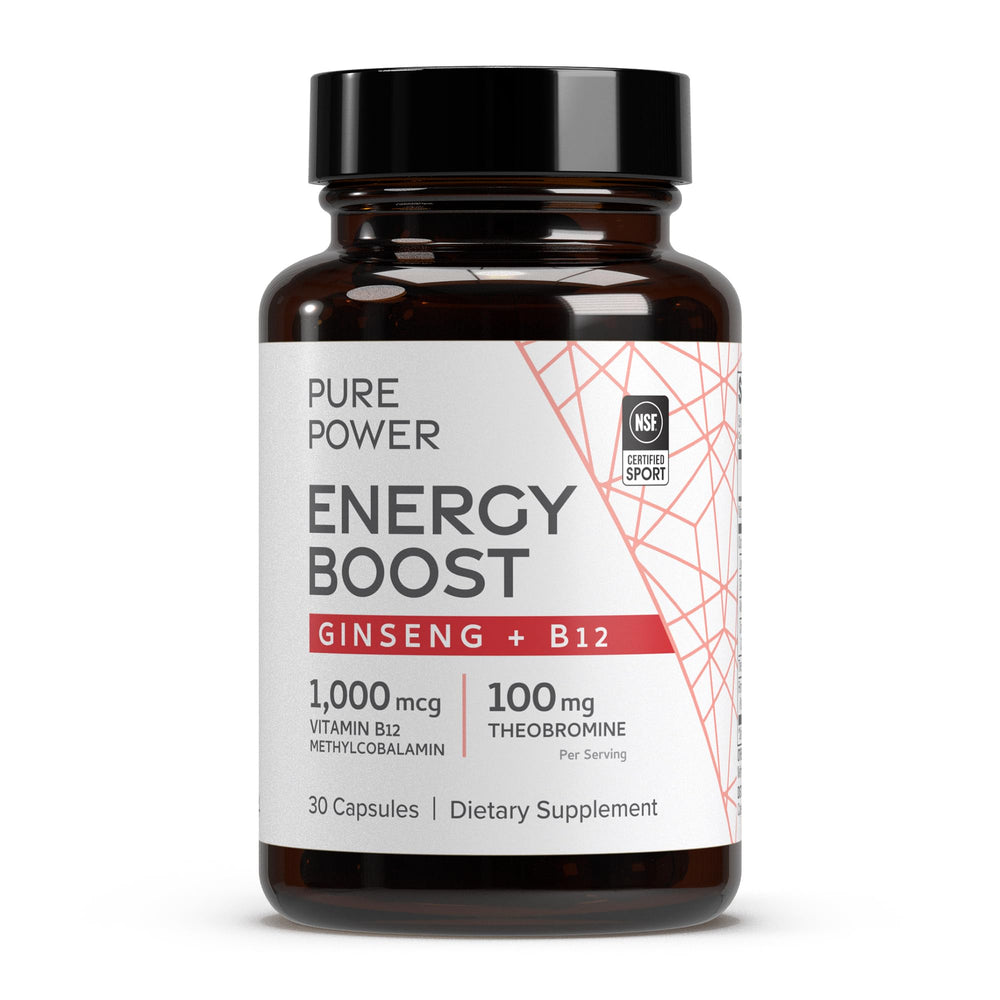 Dr. Mercola Pure Power bottle cap close-up for steady energy