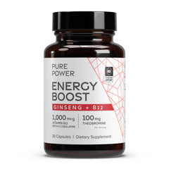 Dr. Mercola Pure Power bottle cap close-up for steady energy