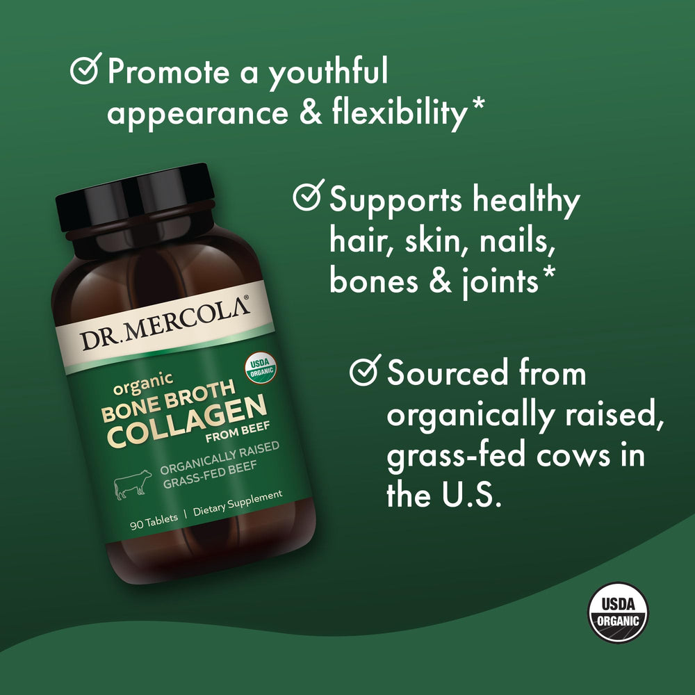 USDA Organic seal on Dr. Mercola packaging signals quality