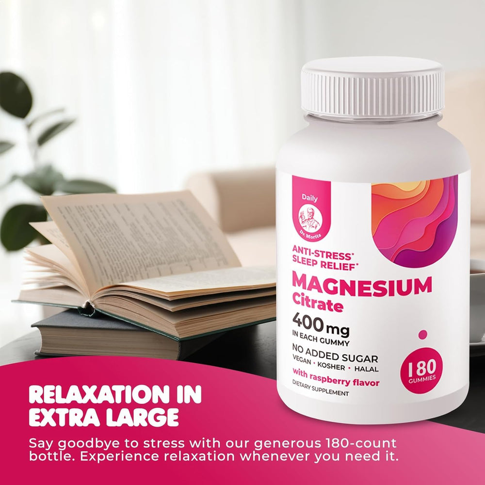 DR. MORITZ magnesium gummies fruity snack for relaxing evenings