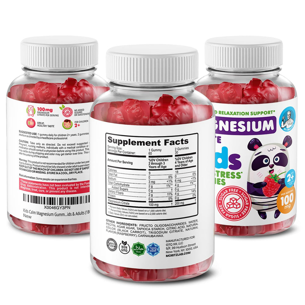 Close-up of DR. MORITZ gummies highlighting raspberry flavor and chewy texture