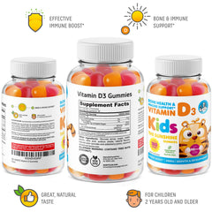 DR. MORITZ vitamin D gummies fruit flavors mango peach strawberry appealing to kids
