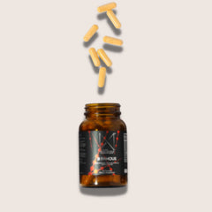 DR. NIGMA B Famous capsules suggesting energy metabolism support for daily activities.