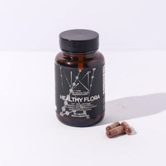 Grape seed extract visible in DR. NIGMA Healthy Flora formula for antioxidant support