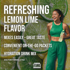 Foil pouch emphasizes clean ingredients and vegan formulation in Dr. Price's Electrolytes.