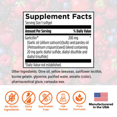 Dr. Rajsree Allicidin capsules show ajoene and diallyl sulfides for reliable sulfur delivery.
