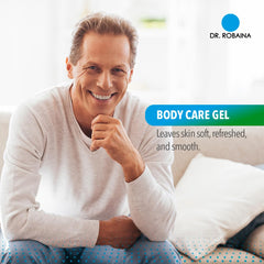 Dr. Robaina DMSO Gel with Zechstein Magnesium highlighted on label for skin balance