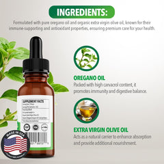 Dr. Robaina Oregano Oil Drops GMP certified and third party tested for safety