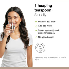 Teaspoon dosage visual for Dr Schulze s Intestinal Formula 2.