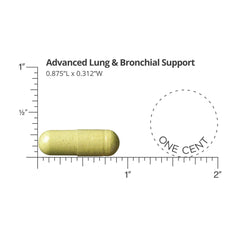 Dr. Sinatra Advanced Lung ingredients poster showing AlvioLife, NAC and herbs for lung health.