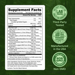 Dr. Siti Candisite gummies packaging notes vegan and non-GMO attributes.