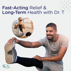 Dr. T white willow bark extract bottle offering plant-based comfort option