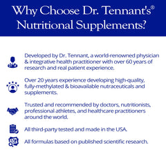 Dr. Tennant's Stress & Adrenal daily-use setup supporting cortisol balance.