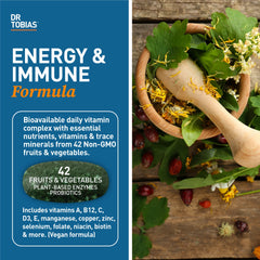 Closeup of Dr. Tobias tablets highlighting daily intake convenience