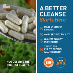 Dr. Tobias Colon Cleanse with water illustrates easy daily intake