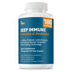 Dr. Tobias Deep Immune bottle with capsules for daily digestion support