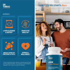 Dr. Tobias Liver 21 Day Cleanse capsules ready for daily use