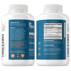 Dr. Tobias Omega 3 NSF certified badge signals quality and safety.