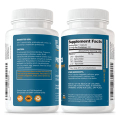 Dr. Tobias Prebiotics USA-made facility seal for quality assurance.