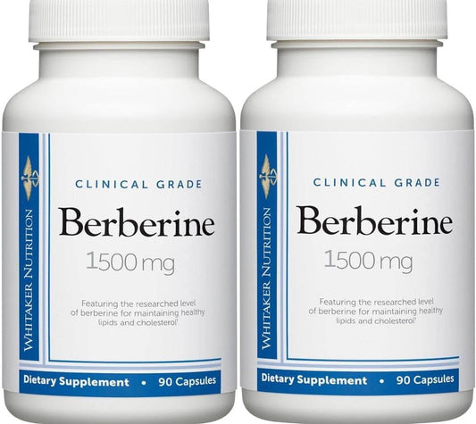 DR.WHITAKER Clinical Grade Berberine bottle front for daily use.