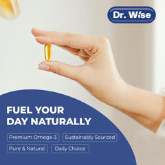 Wild-caught origin cue for Dr Wise omega-3 oil