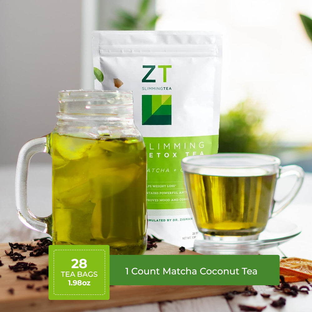 Dr. Zisman ZT Slimming Tea packaging box with sachets.