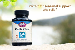 Dragon Herbs Perilla Clear label showing dosage guidance.