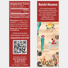 Dragon Herbs Reishi Spore Oil extraction process visualization highlighting high-tech CO2 method.