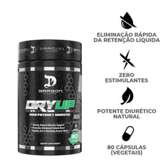 Dragon Pharma DryUp preparation for morning and afternoon dosing with water.