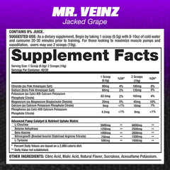 Dragon Pharma Mr. Veinz scoop dispense highlights easy dosing for focused performance before training