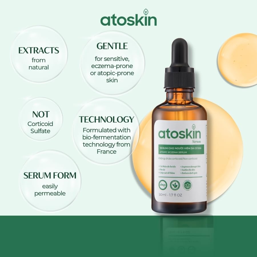 Dratoskin Serum packaging with backlit label signaling premium care
