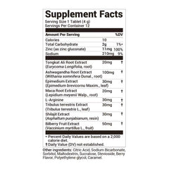 DrBioCare Peak Mode Core Vitality label close-up emphasizing berry flavor