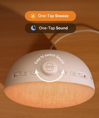 Dreamegg Sunrise 2 bedroom-friendly wake up light and sound combo